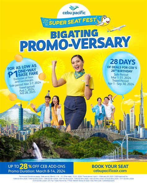 Cebu Pacific Promos and Piso Fare 2024 to 2025.